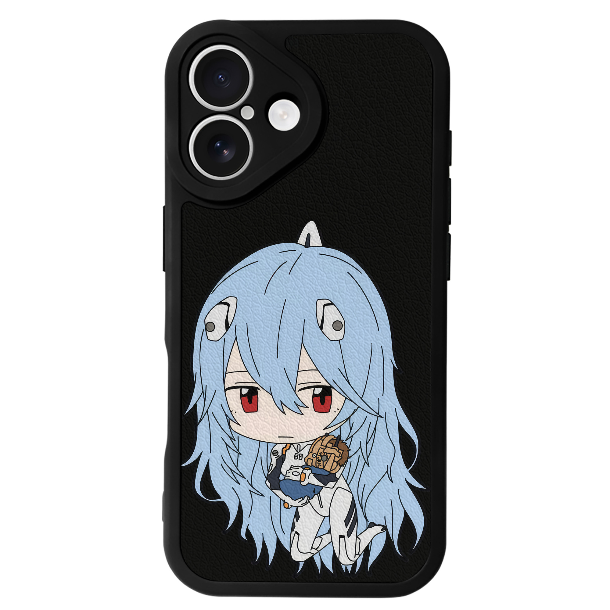 （画像用） EVA 新世紀エヴァンゲリオン 【iPhone 16シリーズ対応】シリコンスマホケース（レザー調） 材質：シリコン
